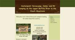 Desktop Screenshot of centerpointhorsecamp.com