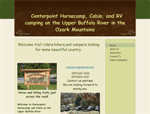 Tablet Screenshot of centerpointhorsecamp.com